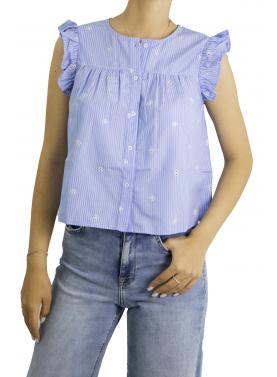 Camicia con volant Only